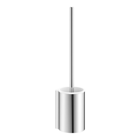 Keuco Ensemble brosse WC Plan 14972 Modèle encastré, insert plastique blanc, alu argenté anodisé