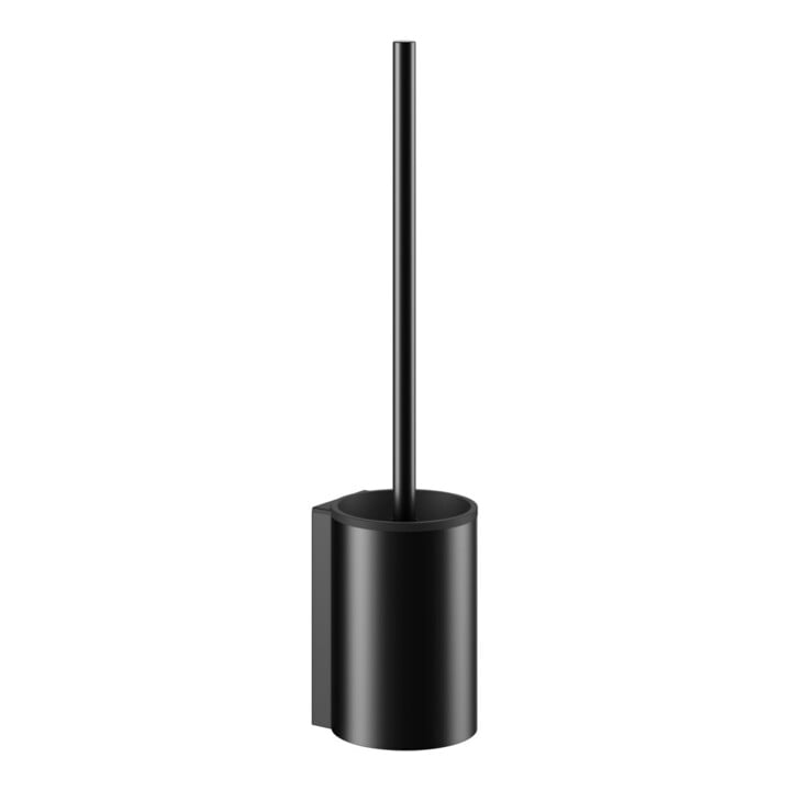 Keuco Ensemble brosse WC Plan 14972 Modèle mural, insert plastique noir, noir