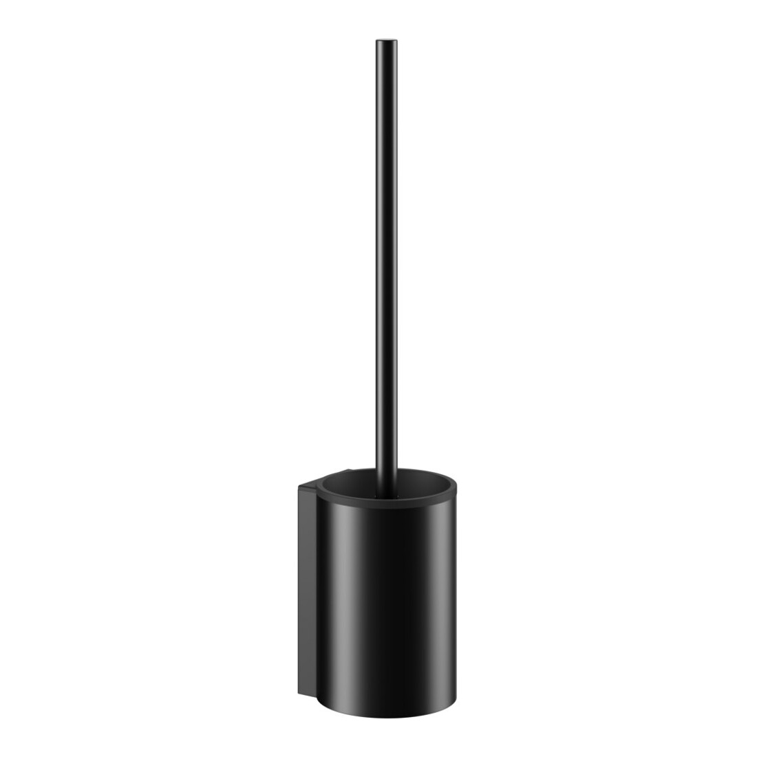 Keuco Ensemble brosse WC Plan 14972 Modèle mural, insert plastique noir, noir