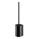 Keuco Ensemble brosse WC Plan 14972 Modèle mural, insert plastique noir, noir