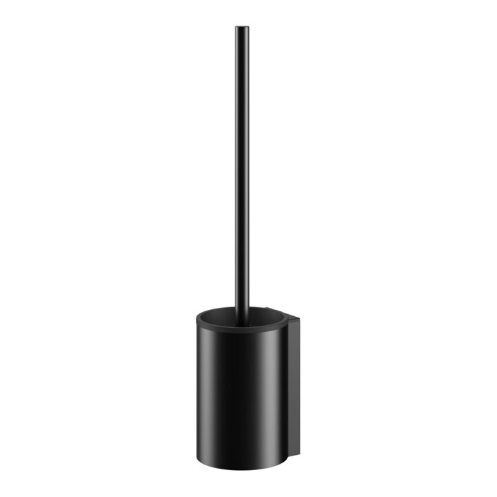 Keuco Ensemble brosse WC Plan 14972 Modèle mural, insert plastique noir, noir