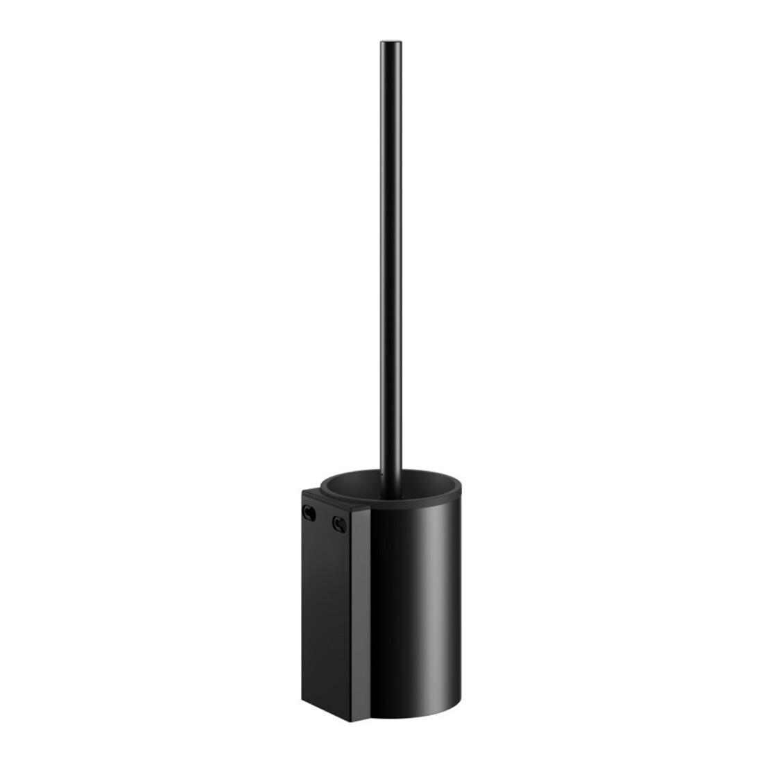 Keuco Ensemble brosse WC Plan 14972 Modèle mural, insert plastique noir, noir