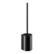 Keuco Ensemble brosse WC Plan 14972 Modèle mural, insert plastique noir, noir