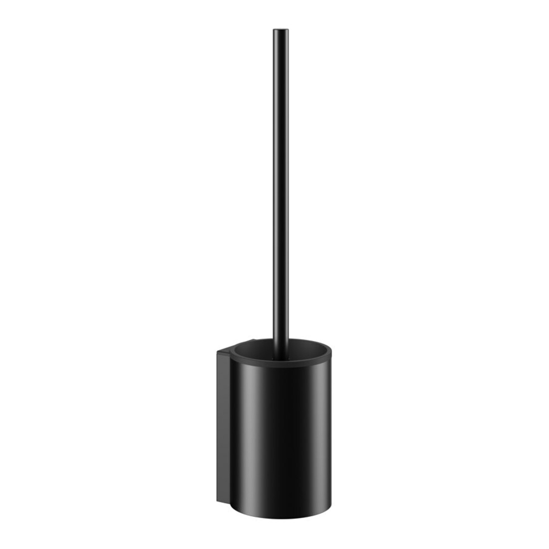 Keuco Ensemble brosse WC Plan 14972 Modèle mural, insert plastique noir, noir