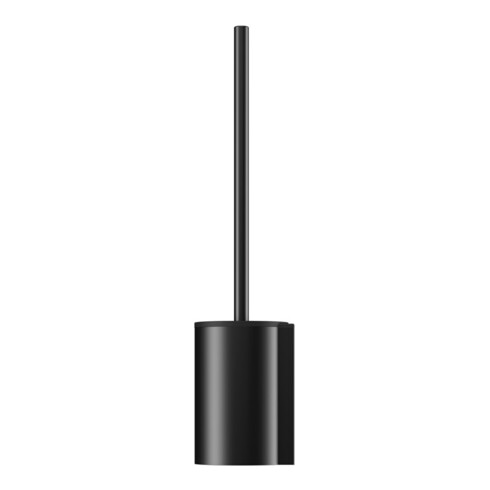 Keuco Ensemble brosse WC Plan 14972 Modèle mural, insert plastique noir, noir