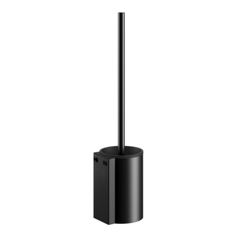 Keuco Ensemble brosse WC Plan 14972 Modèle mural, insert plastique noir, noir
