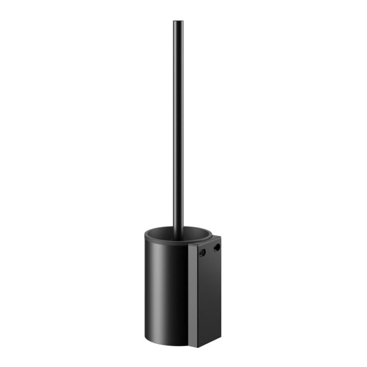 Keuco Ensemble brosse WC Plan 14972 Modèle mural, insert plastique noir, noir