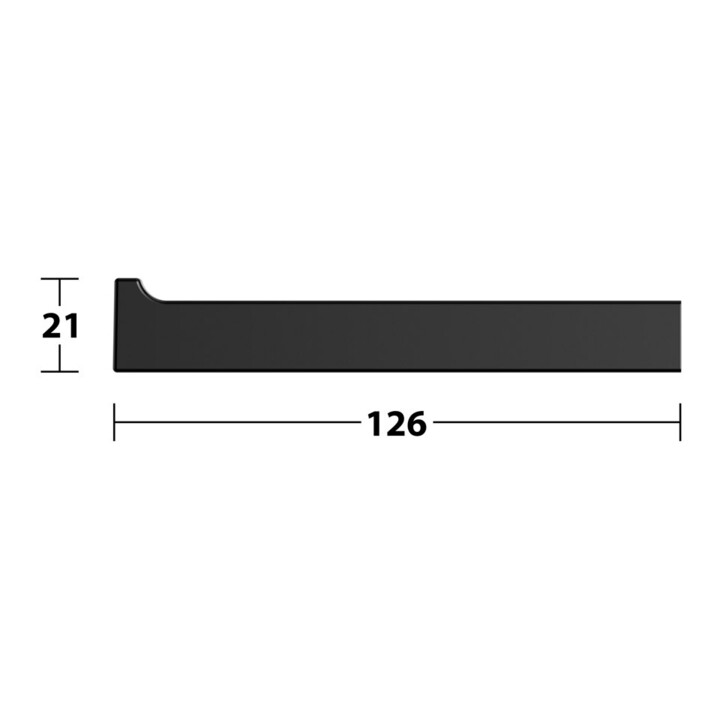 Keuco Ersatzpapierrollenhalter Edition 11 schwarz matt, für Rollenbreite 100/120mm