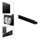 Keuco Étagère de douche 810-1000 mm, 120x90, gris noir