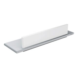 Keuco Étagère de douche Edition 400 alu si-élox, 328x100mm, avec raclette en verre