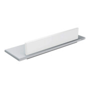 Keuco Étagère de douche Edition 400 alu si-élox, 328x100mm, avec raclette en verre