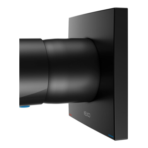 Keuco Fertigmontageset Edition 11 Unterputz-Mischwasser, schwarz matt