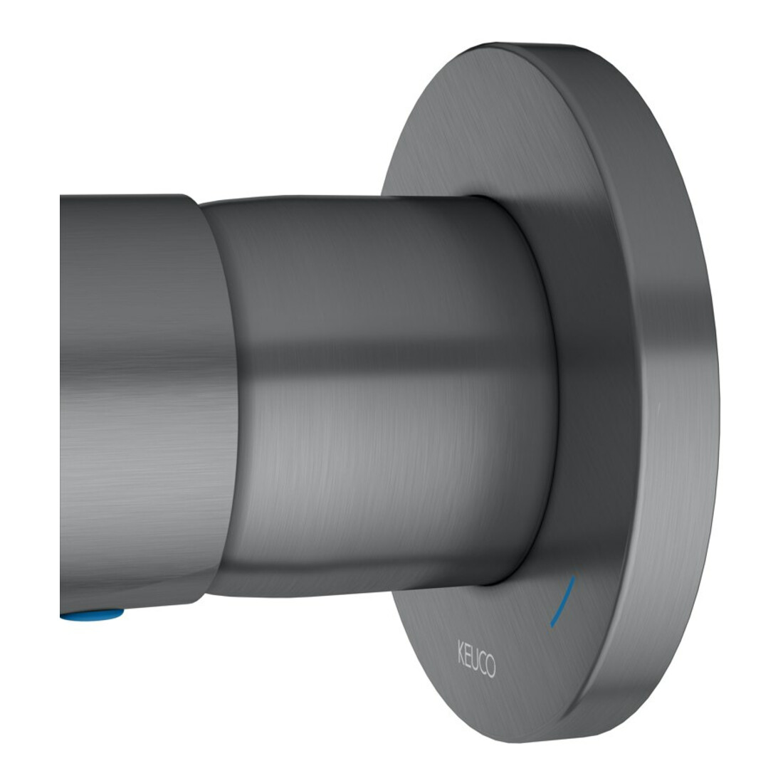 Keuco Fertigmontageset Edition 400 UP-EHM, schwarzchrom gebürstet