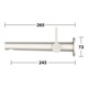 Keuco Fertigmontageset Edition 400 UP-Waschtisch-Einhebelmischer, o. Abl.garn, ni. geb., 243mm-5