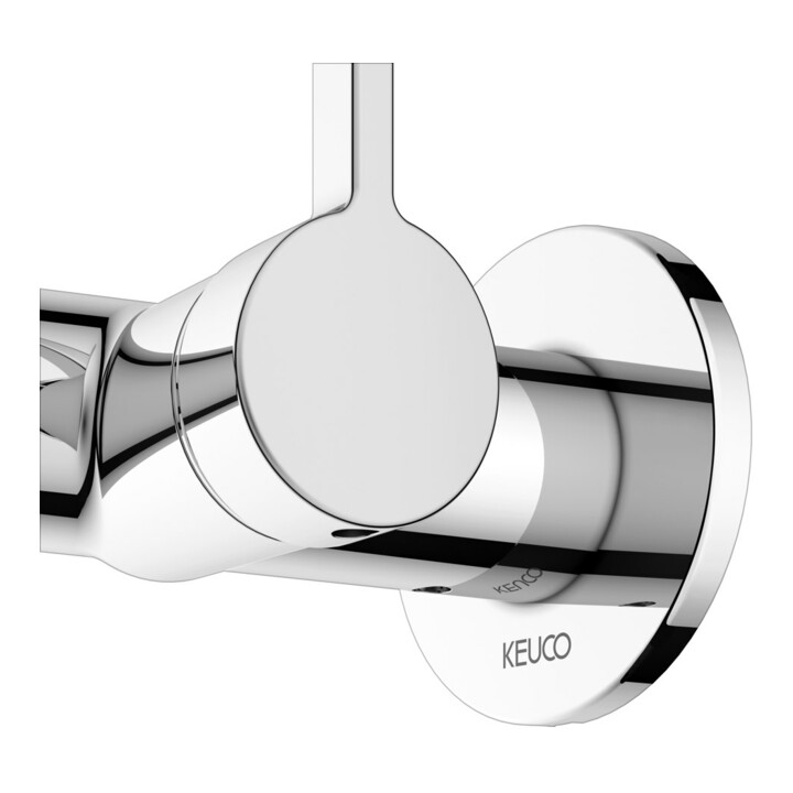 Keuco Fertigmontageset Edition 400 UP-Waschtisch-Einhebelmischer, o. Abl.garn, verchromt, 243mm