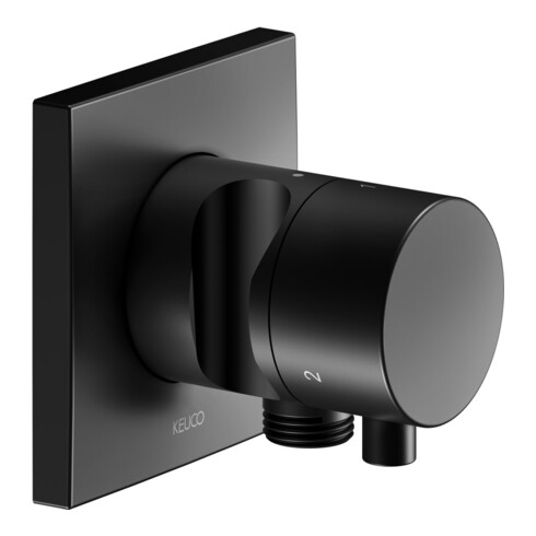 Keuco Fertigmontageset IXMO Comfort UP-3-W-Vtl, ek, Schlaucha./Halter, sw ma