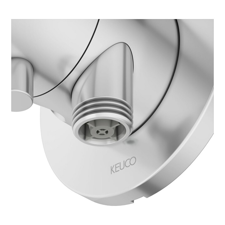 Keuco Fertigmontageset IXMO UP-2-W-Ab/Um.v, Hlt, G C, rd, alu/fin