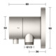 Keuco Fertigmontageset IXMO UP-2-W-Ab/Um.v, Hlt, G C, rd, ni. geb.-4