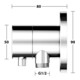 Keuco Fertigmontageset IXMO UP-2-W-Vtl, Brauseha., Gr. Comf., rd, vc-4