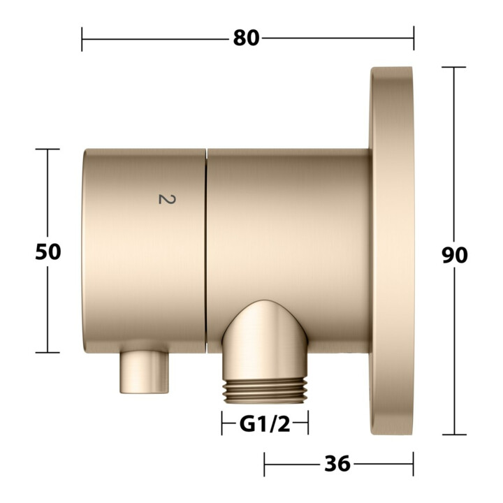 Keuco Fertigmontageset IXMO UP3-W-Ab/ Um-V, Br.halt, rd, bron geb.