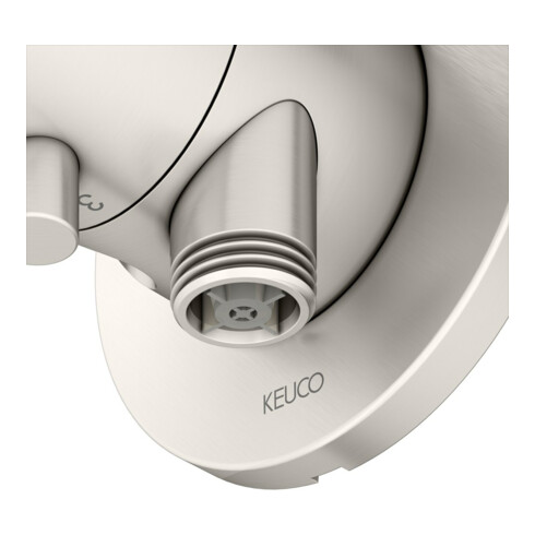 Keuco Fertigmontageset IXMO UP3-W-Ab/ Um-V, Br.halt, rd, ni. geb.