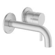 Keuco Fertigmontageset Plan blue alu/fin, 165mm, UP-EHM, rd, Wd-mont.