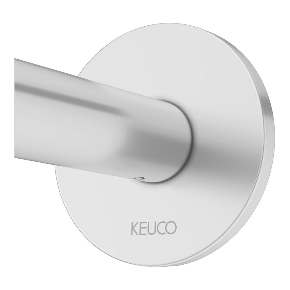 Keuco Fertigmontageset Plan blue alu/fin, 225mm, UP-EHM, rd, Wd-mont.