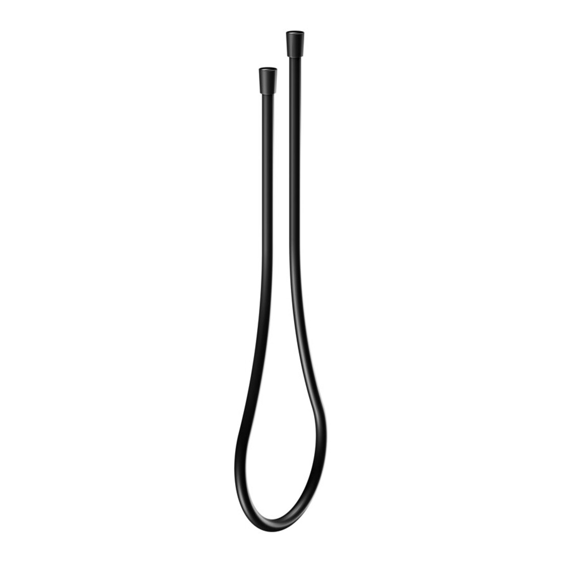Keuco Flexible de douche Plan en plastique, 1600 mm, noir mat