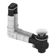 Keuco Garniture de vidage et trop-plein chromée, Push-Open 1 1/4