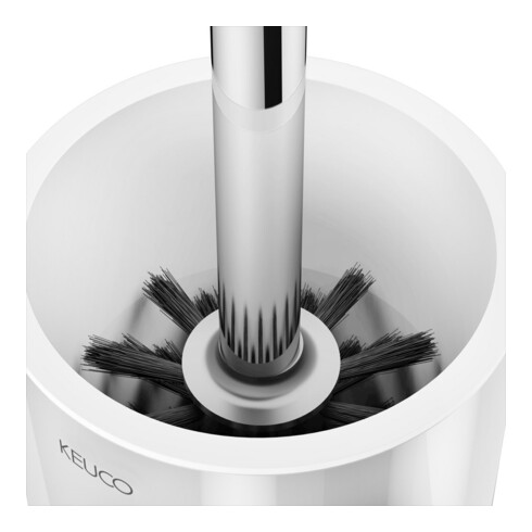 Keuco Garniture WC REVA 12864 Mod. Wd., verre mat véritable, chromé