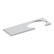 Keuco Gehstockhalter Edition 400 Aluminium silber-eloxiert, mit Ablage