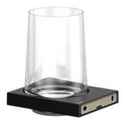 Keuco Glashalter Edition 11 m Echtkr.-Glas und Halter, schwarz matt-4