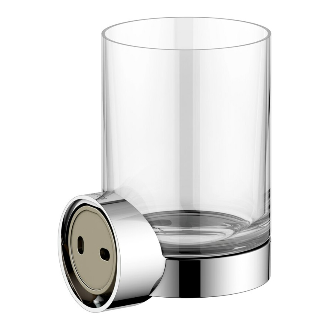 Keuco Glashalter REVA verchromt, mit Echtkristall-Glas