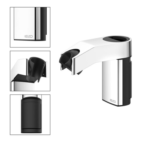 Keuco Glissière de douche AXESS chromée