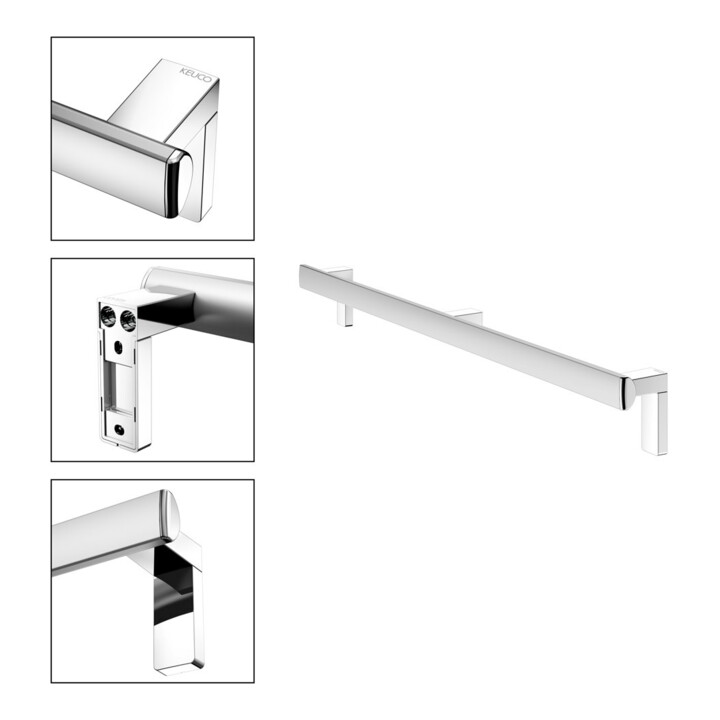 Keuco Haltegriff AXESS 1000mm, Alu silber-eloxiert/verchromt