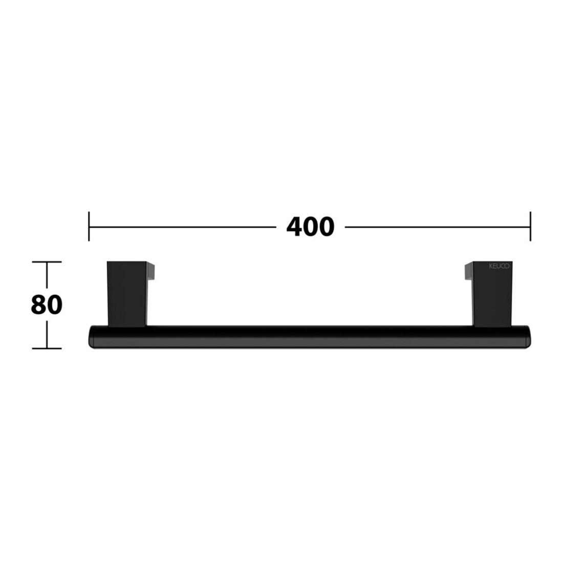 Keuco Haltegriff AXESS 400mm, schwarz matt