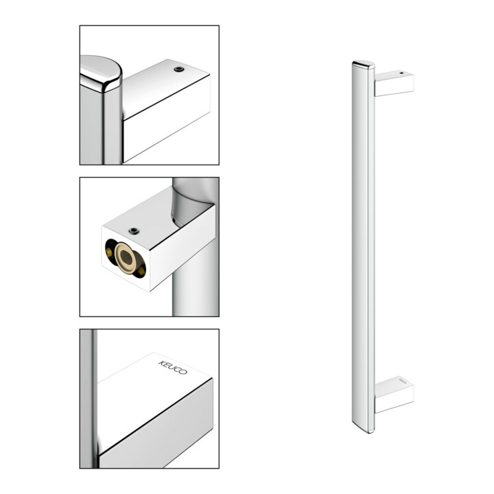 Keuco Haltegriff AXESS senkr., 500mm, Alu si-elox/vc