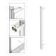 Keuco Haltegriff AXESS senkr., 600mm, Alu si-elox/vc