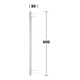 Keuco Haltegriff AXESS senkr., 600mm, Alu si-elox/vc-4