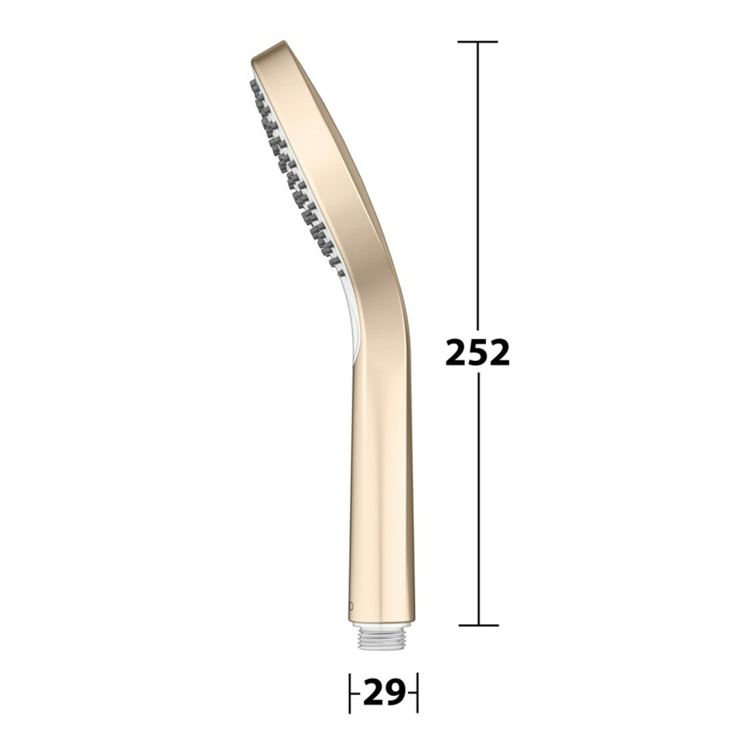 Keuco Handbrause IXMO 3 Strahlarten, bronze gebürstet