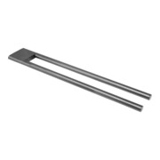 Keuco Handtuchhalter Edition 400 2-tlg., st., 450mm, SW-chrom gebürstet