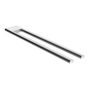 Keuco Handtuchhalter Edition 400 2-tlg., starr, 450mm, Nickel gebürstet