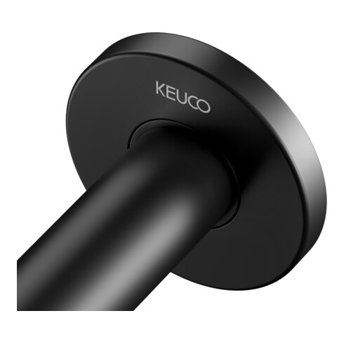 Keuco Handtuchhalter Plan 1-tlg., 450mm, feststehend, schwarz
