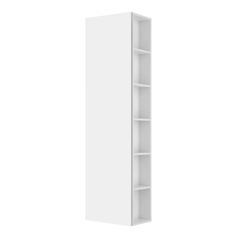 Keuco Hochschrank X-Line 48x175x30cm, li, Rg R, D Tr m, Gl Tr kl