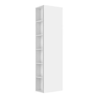 Keuco Hochschrank X-Line 48x175x30cm, R, Rg li, D Vul. m be., Gl