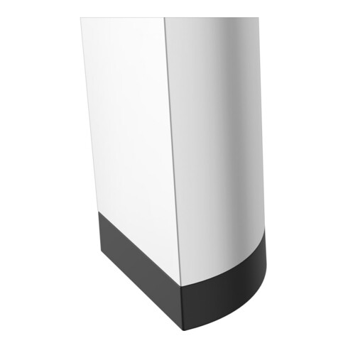 Keuco Hocker AXESS Sitzfl. 338mm, Alu silber-elox./schwarz