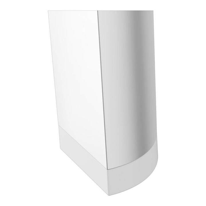 Keuco Hocker AXESS Sitzfl. 338mm, Alu silber eloxiert/weiß