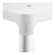 Keuco Hocker AXESS Sitzfl. 338mm, Alu silber eloxiert/weiß