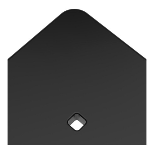 Keuco Hocker AXESS Sitzfläche 338mm, schwarz matt/schwarz