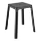 Keuco Hocker AXESS Sitzfläche 338mm, schwarz matt/schwarz-4